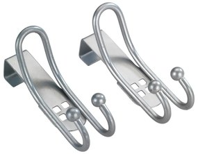 Door Hook 2 db-os ezüstszínű akasztó szett ajtóra - Wenko