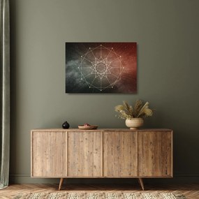 Kép - Kozmikus dodekagram (üvegen) (70x50 cm)