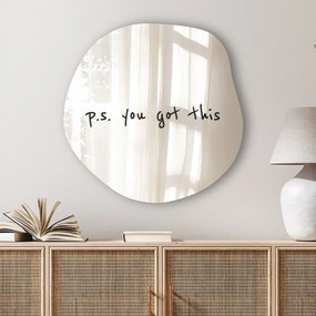 Tükör matrica S34 – P.S. you got this