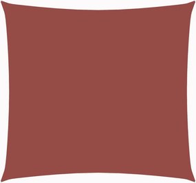 vidaXL terrakotta négyzet alakú oxford-szövet napvitorla 5 x 5 m