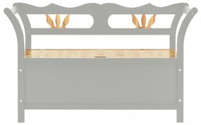 szürke tömör fenyőfa pad 107 x 45 x 75,5 cm