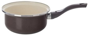Orion Smaltált serpenyő szegéllyel, barna, átmérő16 cm, 16 cm átmérőjű