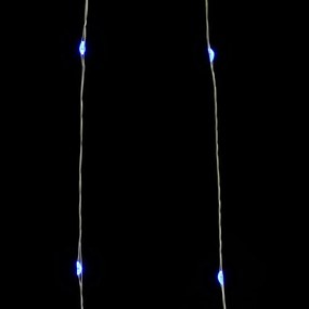 8 funkciós hideg fehér fényű tündérfényfüzér 400 LED-del 40 m
