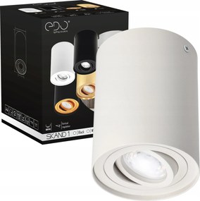 Falra Szerelhető Halogén Lámpatest Mozgatható Cső GU10 Fehér Edo