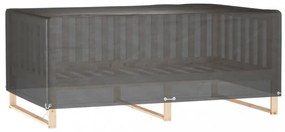 2 db téglalap alakú kerti bútorhuzat 12 fűzőlyukkal 227x152x65