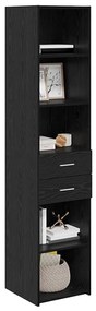 Magasfiú fiókkal Fekete tölgy 40 x 42,5 x 185 cm Faanyag