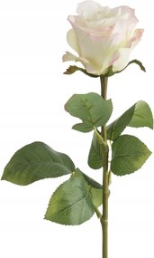 Művirág dekoratív rózsa 67 cm krémrózsaszín