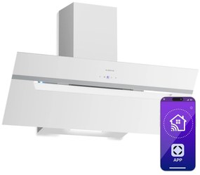 Klarstein BigBite ferde páraelszívó | elszívó és keringtető üzemmód | biztonsági üveg | 417m³/h | 90cm