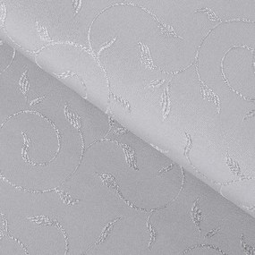 Goldea ünnepi ovális teflonos terítő - szürke nagy ornamentekkel ékesített 120 x 160 cm