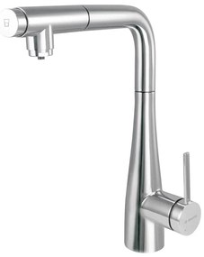 Deante BRE_075M - Mosogató csaptelep kihúzható zuhannyal, ERIDAN, króm