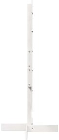 fehér tömör fenyőfa karácsonyfa-dekoráció 120 cm