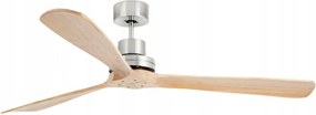 Faro Lantau XL DC mennyezeti ventilátor matt nikkel/fenyő, XL átmérő