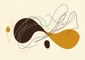 Poszter 66,5x46,5cm Vonalak és formák szimfóniája