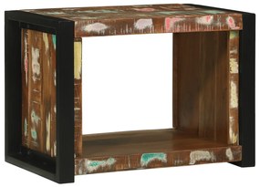 Fali Kocka 55x35x40 cm Tömör Fa Újrahasznosított