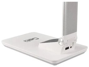 LED állítható asztali lámpa USB-vel LED/7W/230V 3000K/4000K/5500K fehér