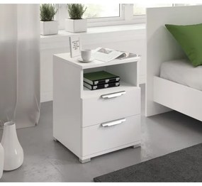 Fehér NED éjjeliszekrény