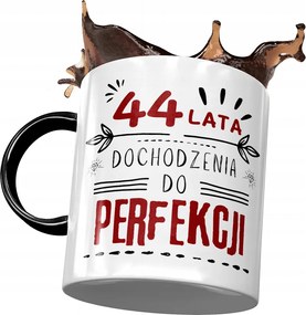 Fekete Bögre Születésnapra 44 44-es 44-es Ajándék Nyomtatott Fotóval