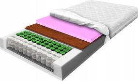 120x160 zsebes matrac HR-rel és kókuszdióval 20CM