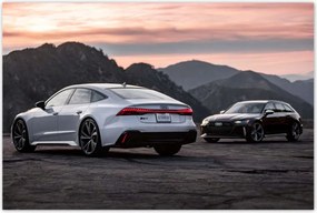 Poszterek 120x80 Fehér Audi RS7 Audice