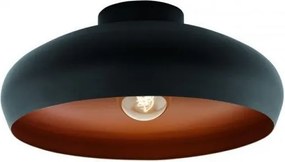 EGLO 94547 MOGANO Loft Mennyezeti Lámpa Fekete, Réz E27 IP20