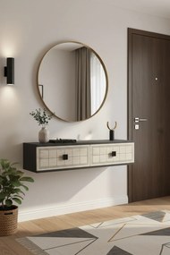 Yuka 120 - Anthracite, Travertine