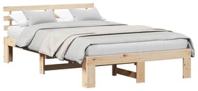 Tömör Fenyőfa Ágykeret Természetes Fa Tömör Fa 140 x 190 cm
