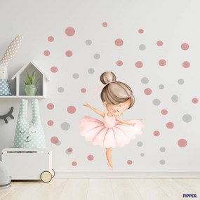 PIPPER. Textil falmatrica "Balett-táncos"