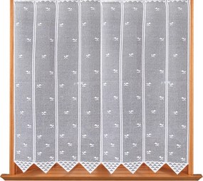 Zsakárd függöny, lambrekin, szegmentált, 90 cm