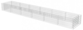 horganyzott acél gabion magaságyás 540 x 90 x 50 cm