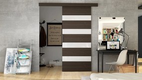 Beltéri tolóajtó Orenia V (choco + fehér lakobel). 1059168