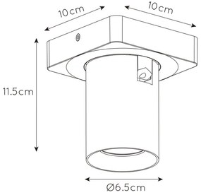Lucide 09929/05/31 - LED Dimmelhető spotlámpa NIGEL 1xGU10/5W/230V fehér
