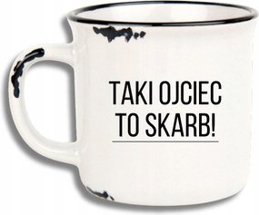 Bögre Fehér Retro Vicces Ajándék Apák Napja Ilyen Apa Kincs