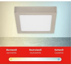 Telefunken 309702TF - LED RGB Dimmelhető mennyezeti lámpa LED/23W/230V 2700-6500 króm