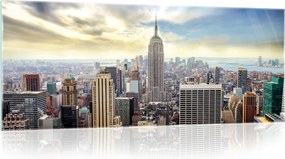 Üvegfestmény Város manhattan 125x50