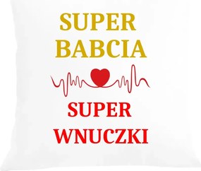 Párna párnahuzat Szuper Nagymama Szuper Unokák Ajándék