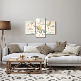 Kép - Boldog egyszarvú (90x60 cm)