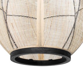 Keleti függőlámpa barna 35 cm - Rob