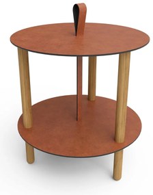 Kerek tárolóasztal ø 48 cm Strap L Bull – LIND DNA