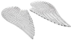 Gyümölcskosár 2 pcs Ezüst 40 x 18 x 4 cm Alumínium