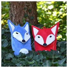 Hugo Frosch Eco Junior Comfort gyerek,termofor palack róka motívum, kék