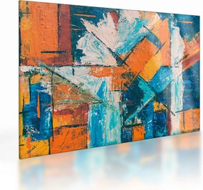 Kép - Absztrakció (üvegen) (70x50 cm)