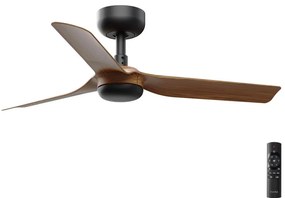 FARO Barcelona FARO 33823 - Mennyezeti ventilátor MINI PUNT S barna/fekete átm. 90 cm + távirányító FA33823