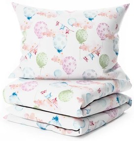 Krepp ágyneműhuzat kiságyba Renforcé BALUNEA fehér Ágyneműhuzat mérete: 45 x 65 cm | 90 x 140 cm