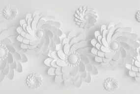 Divatos Flizelin Tapéta Fali Furnér Virágos elegancia 104x70 Ragasztó