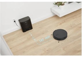 Sencor – 2 az 1-ben robotporszívó mop funkcióval, 16 W / 2600 mAh, Wi‑Fi, fekete + távirányító