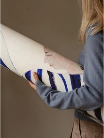 Poszter 50x70 cm Blue Stripe at Concorde – Sofia Lind – The Poster Club