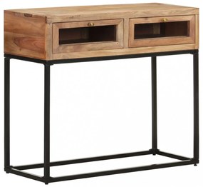 tömör akácfa tálalóasztal 90 x 35 x 76 cm