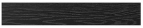 Könyvespolc Rács - 4 Fekete Tölgy Színben, 60x10x1.5 cm - Mérnöki Fából Készült