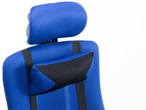 Fellow szövet irodai forgószék, dönthető háttámlával, lábtartóval, állítható fejtámlával