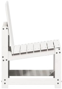 3 részes fehér tömör fenyőfa kerti ülőgarnitúra